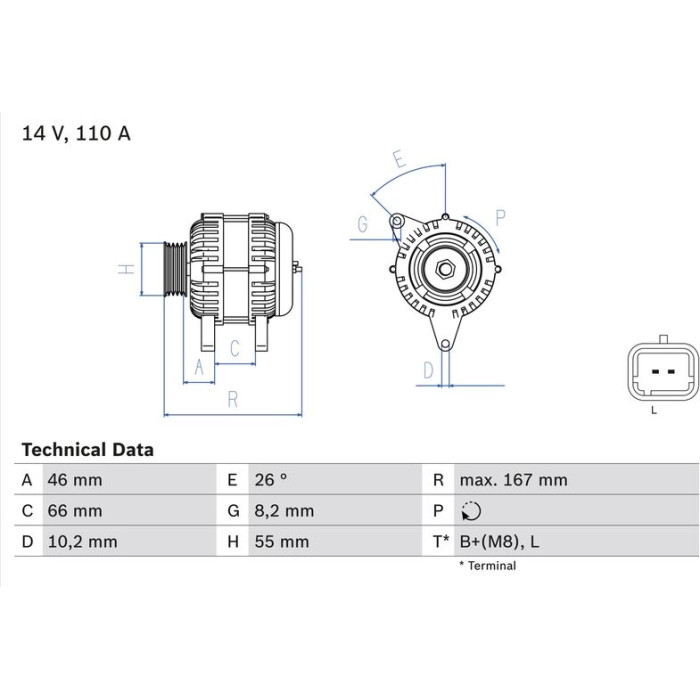 0 986 042 181 Bosch Lichtmaschine 0 986 042 181 0 986 042 181 Bosch Lichtmaschine 0 986 042 181
