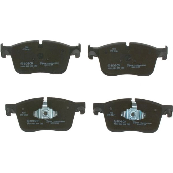 Bosch Bremsbelagsatz Vorderachse 0 986 494 829 Bosch Bremsbelagsatz Vorderachse 0 986 494 829