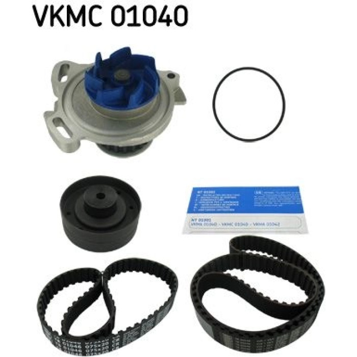 VKMC 01040 SKF Zahnriemensatz mit Wasserpumpe 01040 VKMC 01040 SKF Zahnriemensatz mit Wasserpumpe 01040