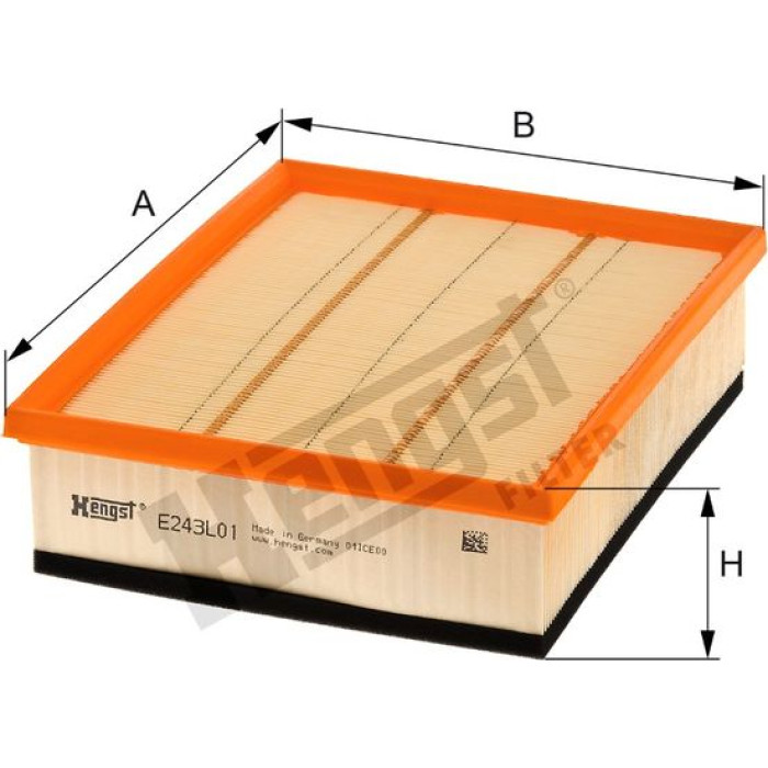 HENGST FILTER Luftfilter E243L01