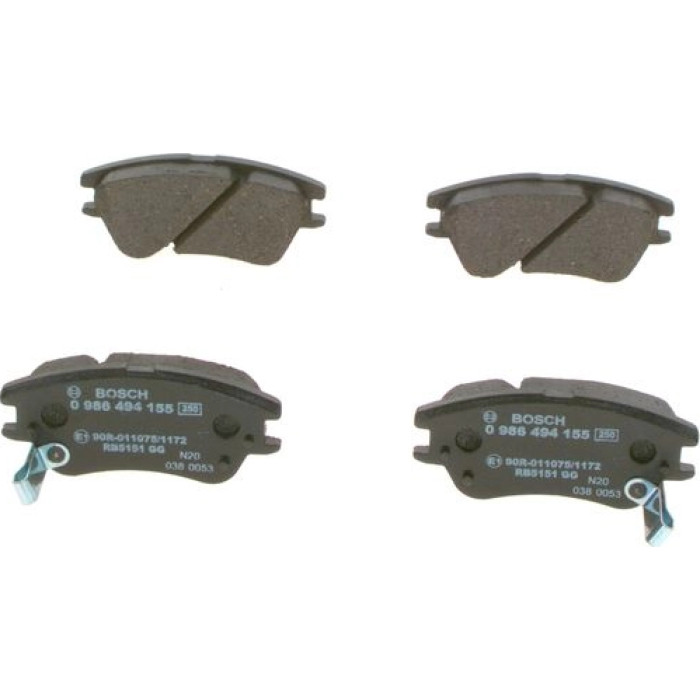 Bosch Bremsbelagsatz 0 986 494 155 Bosch Bremsbelagsatz 0 986 494 155