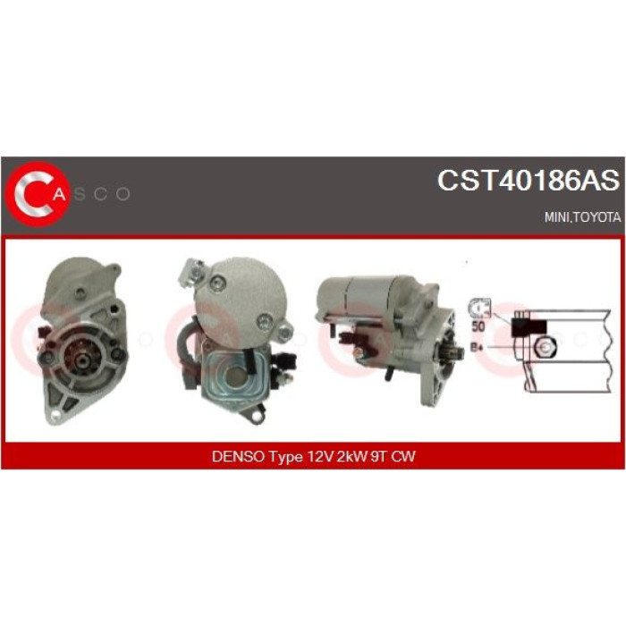 CASCO Anlasser CST40186AS CASCO Anlasser CST40186AS
