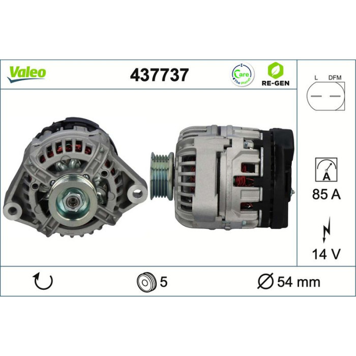 Valeo Lichtmaschine 437737 Valeo Lichtmaschine 437737