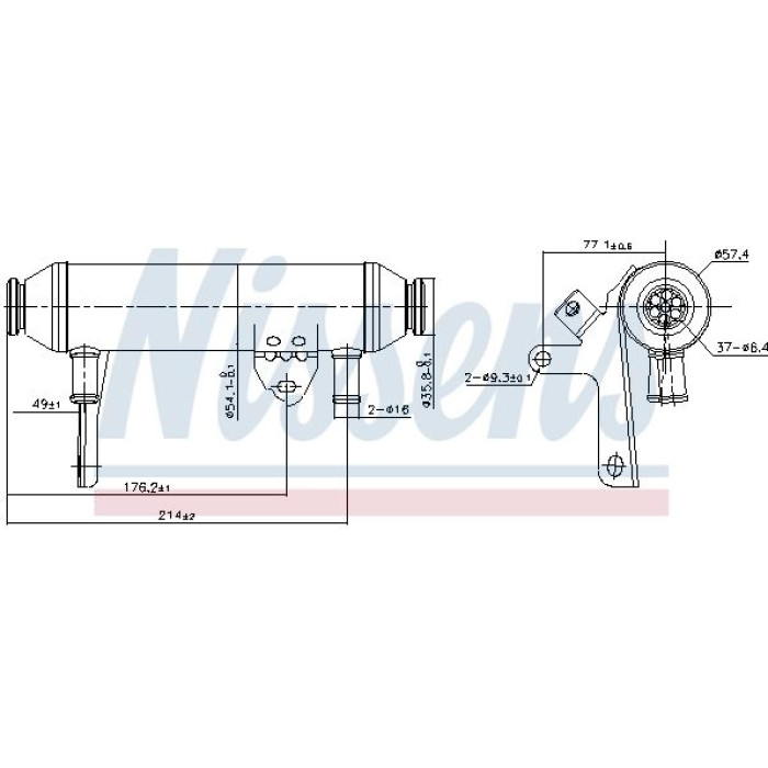 Nissens AGR-Kühler 989292 Nissens AGR-Kühler 989292