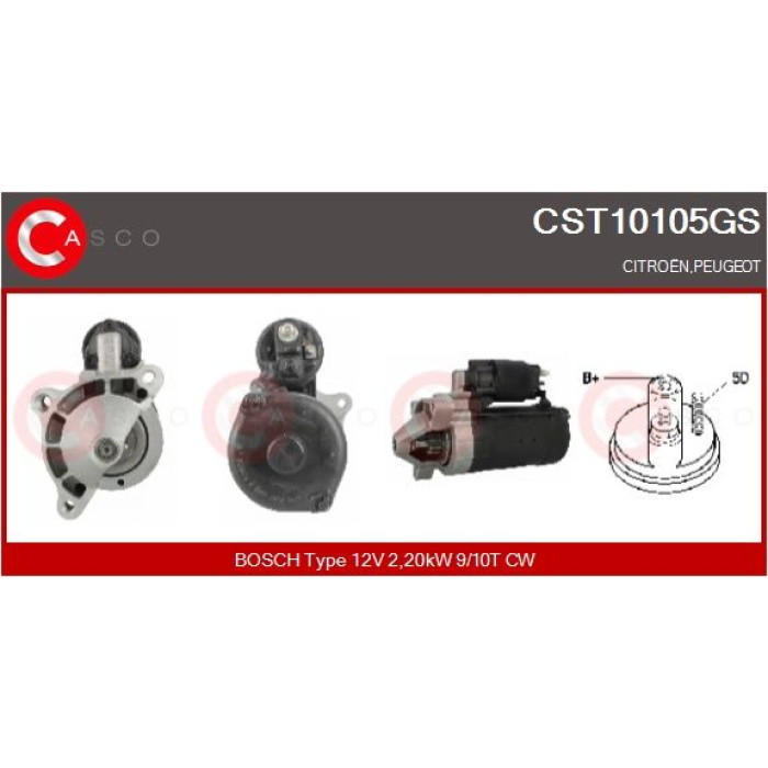 CASCO Anlasser CST10105GS CASCO Anlasser CST10105GS