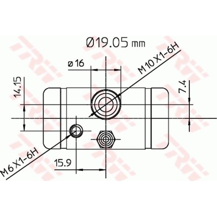 TRW Radbremszylinder BWD291 TRW Radbremszylinder BWD291