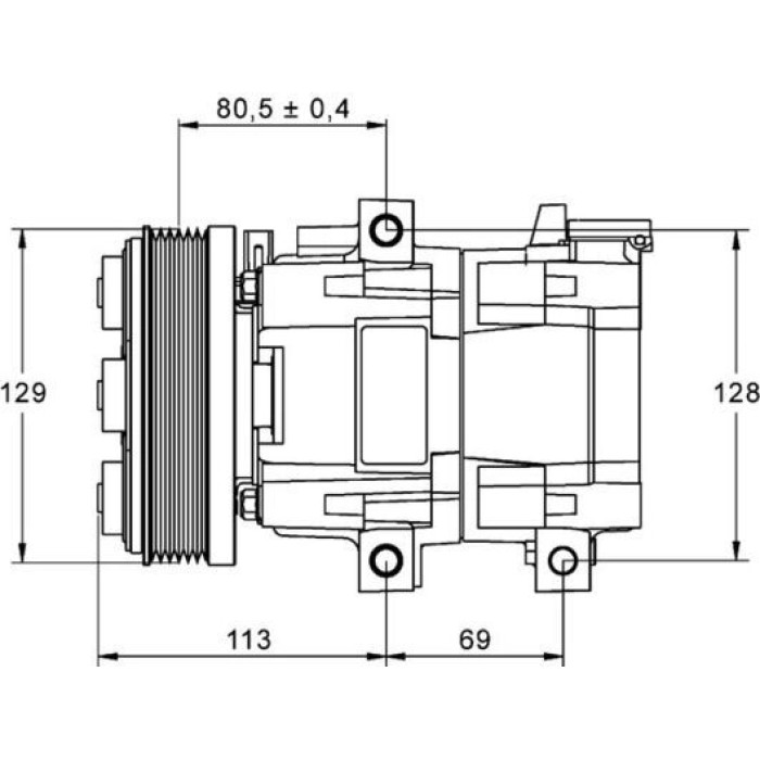 MAHLE Kompressor, Klimaanlage ACP 88 000P MAHLE Kompressor, Klimaanlage ACP 88 000P