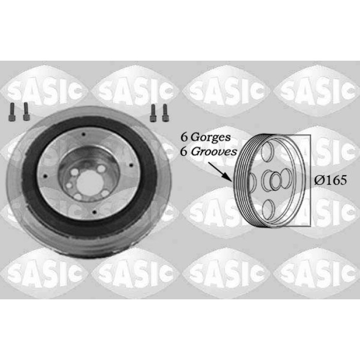 SASIC Riemenscheibe, Kurbelwelle 9001813 SASIC Riemenscheibe, Kurbelwelle 9001813
