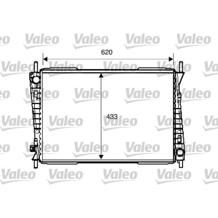 Valeo Motorkühler 734785 Valeo Motorkühler 734785