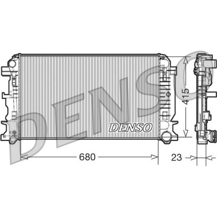 Denso Motorkühler DRM17018 Denso Motorkühler DRM17018