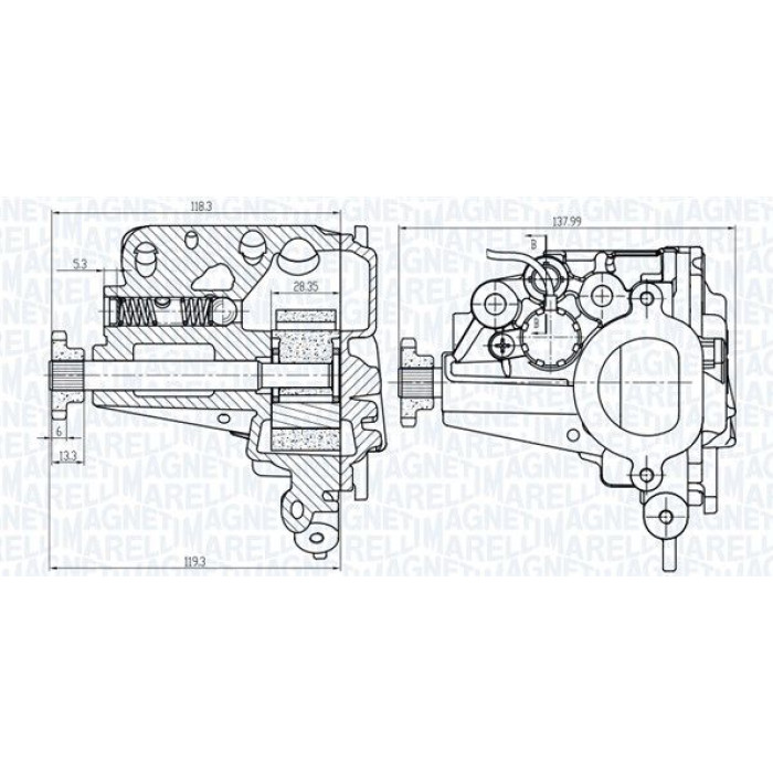 Magneti Marelli Ölpumpe OP0072 Magneti Marelli Ölpumpe OP0072