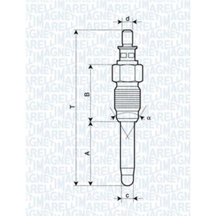 Magneti Marelli Glühkerze 062900059304