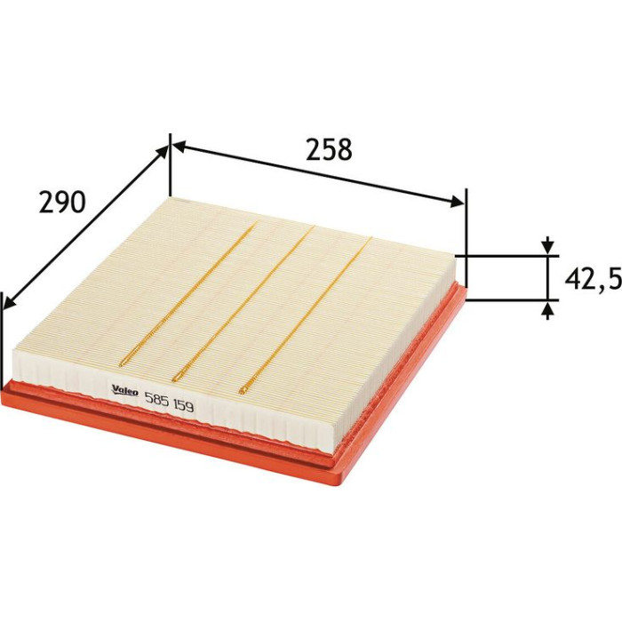 Valeo Luftfilter 585159
