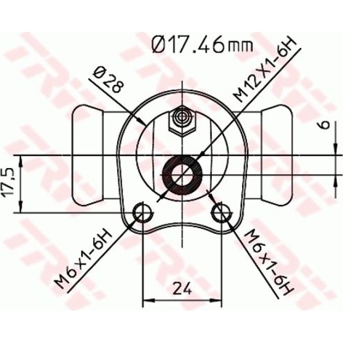 TRW Radbremszylinder BWC112 TRW Radbremszylinder BWC112