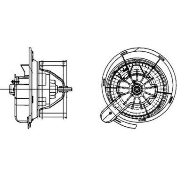 MAHLE Innenraumgebläse AB 26 000P MAHLE Innenraumgebläse AB 26 000P
