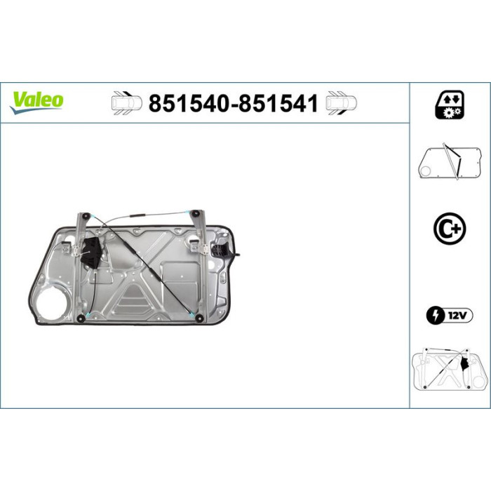 Valeo Fensterheber 851540 Valeo Fensterheber 851540