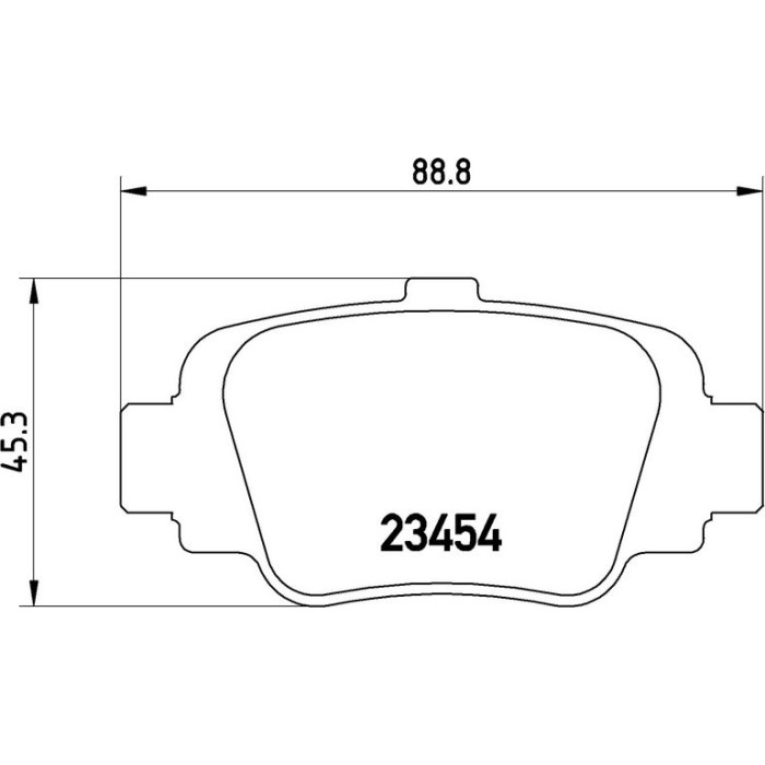 BREMBO Bremsklötze HA P 56 032 BREMBO Bremsklötze HA P 56 032