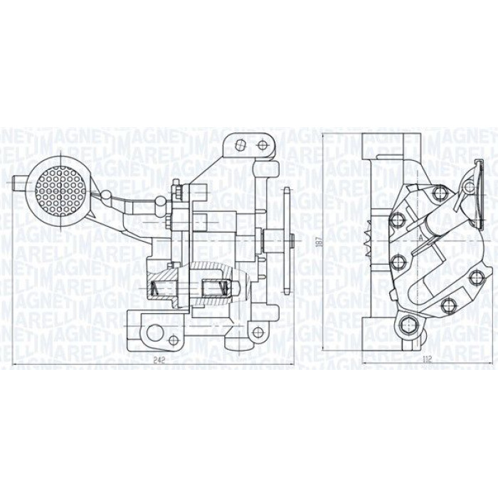 Magneti Marelli Ölpumpe 351516000109