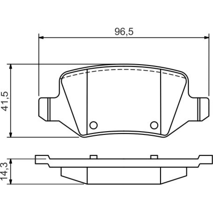 Bosch Bremsbelagsatz 0 986 494 569 Bosch Bremsbelagsatz 0 986 494 569