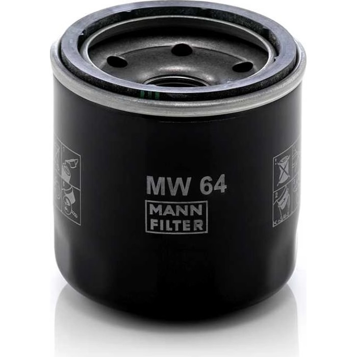 MW 64 MANN-FILTER Ölfilter Motorrad MW 64 MW 64 MANN-FILTER Ölfilter Motorrad MW 64