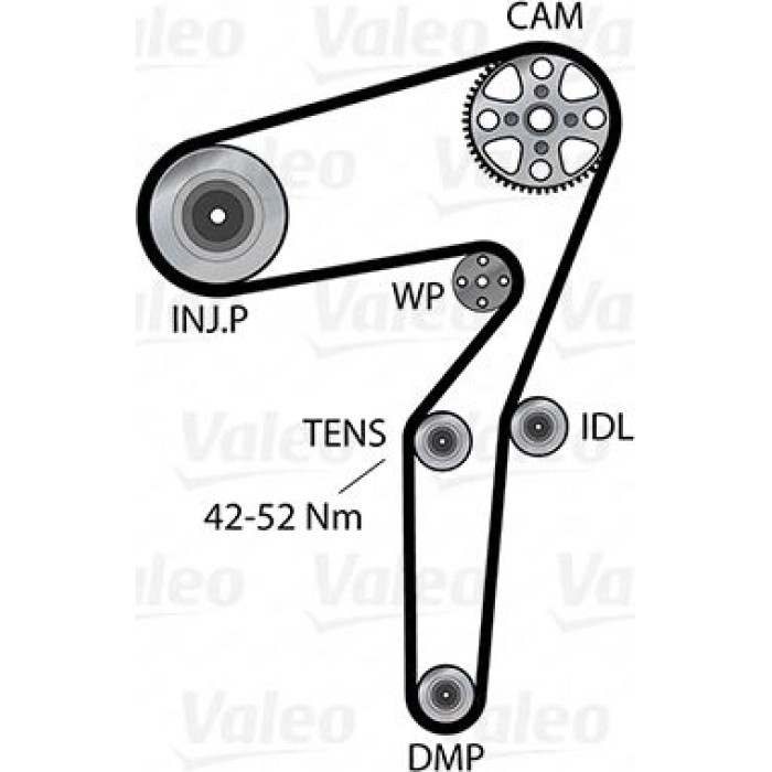 614654 Valeo Steuertriebssatz 614654 614654 Valeo Steuertriebssatz 614654