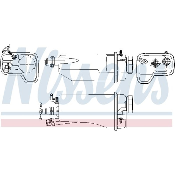 Nissens Kühlmittel-Ausgleichsbehälter 996361 Nissens Kühlmittel-Ausgleichsbehälter 996361