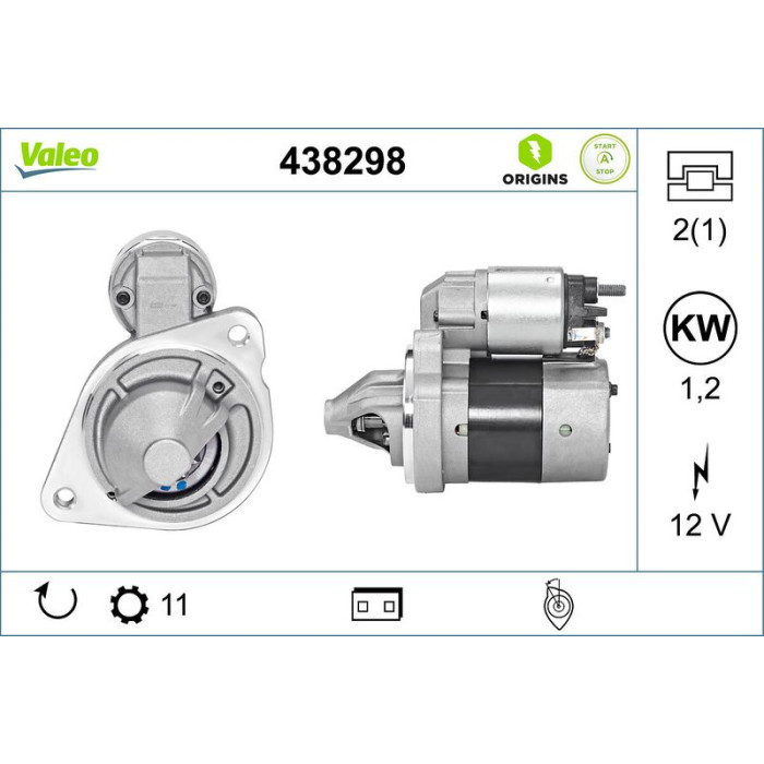 Valeo Anlasser 438298