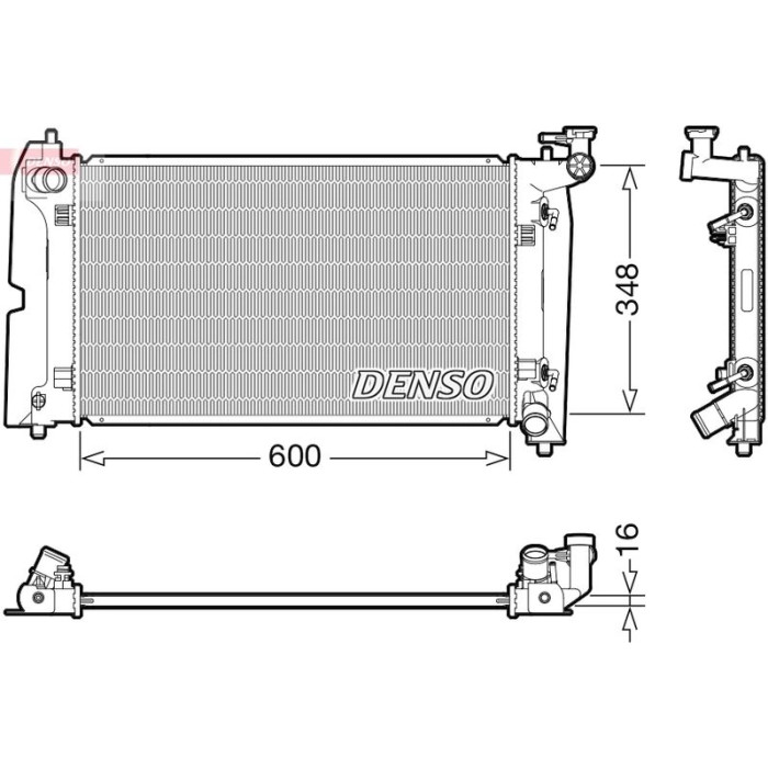 Denso Motorkühler DRM50111 Denso Motorkühler DRM50111