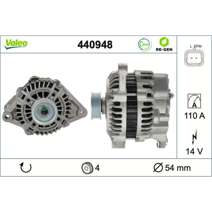 Valeo Lichtmaschine 440948 Valeo Lichtmaschine 440948