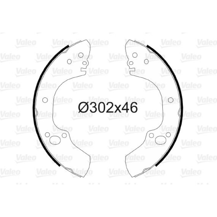 Valeo Bremsbacken 564101 Valeo Bremsbacken 564101