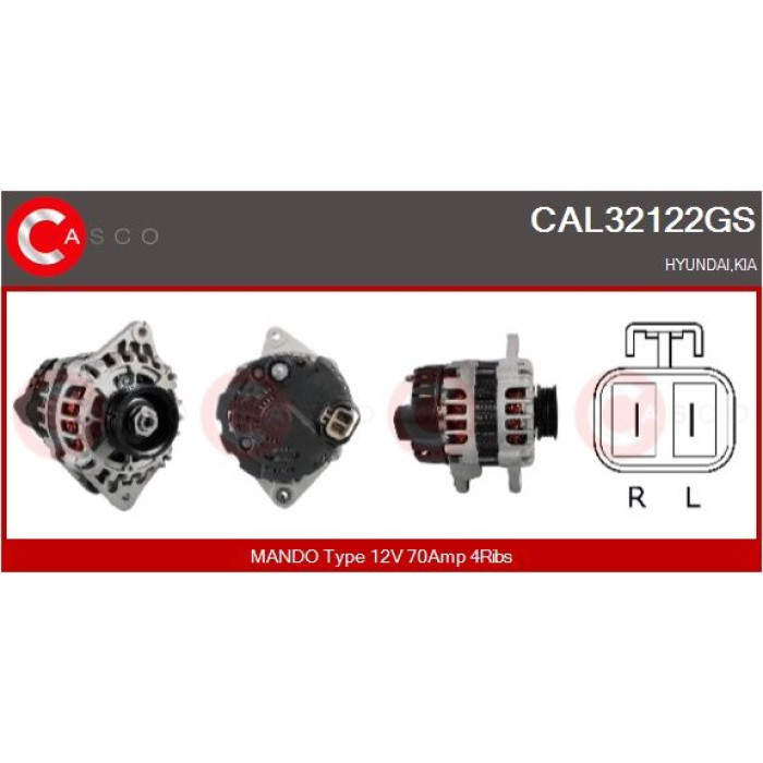 CASCO Generator CAL32122GS CASCO Generator CAL32122GS
