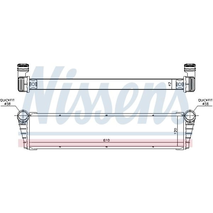 Nissens Wasserkühler PKW 63798 Nissens Wasserkühler PKW 63798