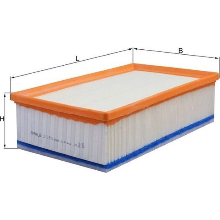 MAHLE Luftfilter LX 2996 MAHLE Luftfilter LX 2996