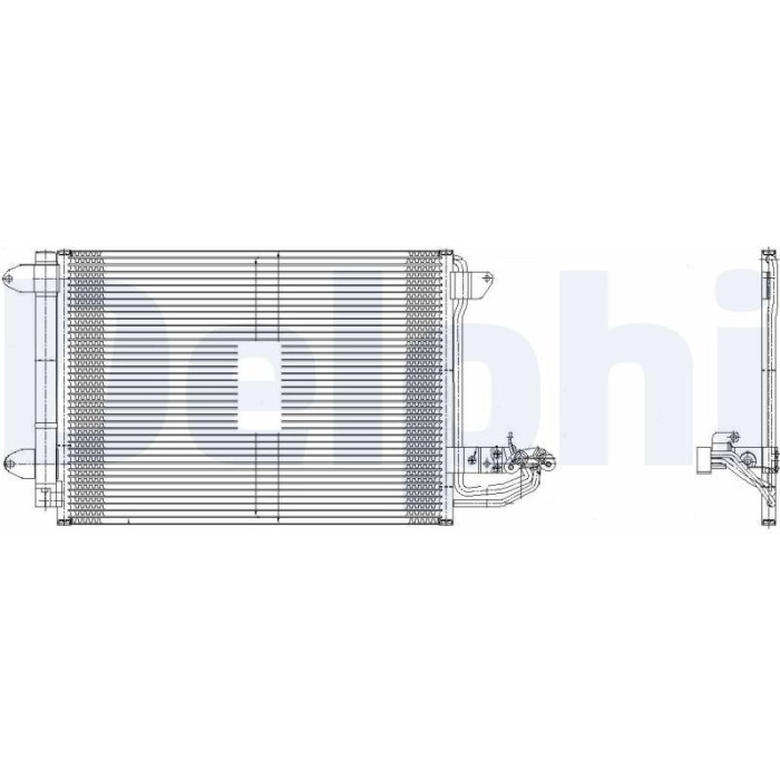 Delphi Klimakondensator TSP0225482 Delphi Klimakondensator TSP0225482