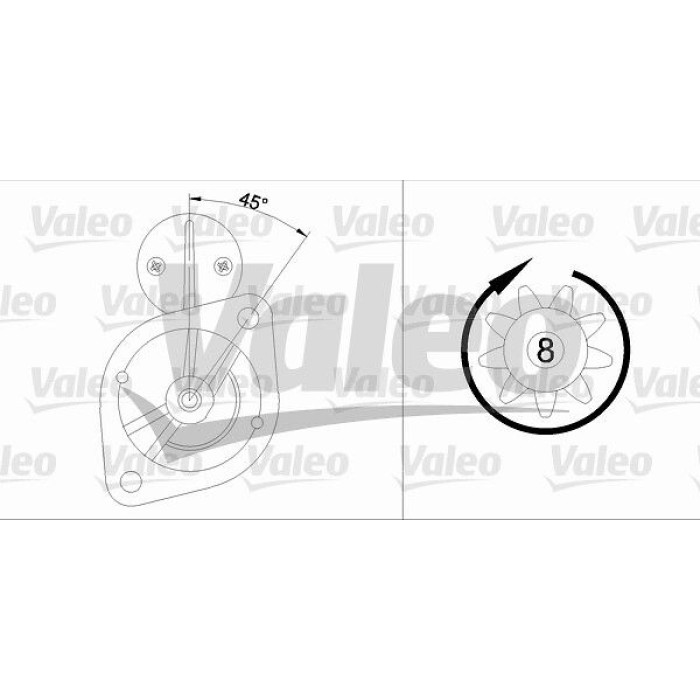 Valeo Anlasser 455913 Valeo Anlasser 455913