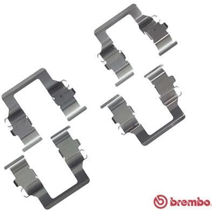 A 02 201 BREMBO Zubehörsatz, Scheibenbremsbelag A 02 201
