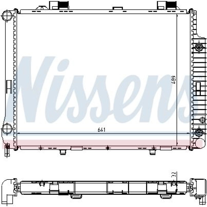Nissens Wasserkühler PKW 62666A