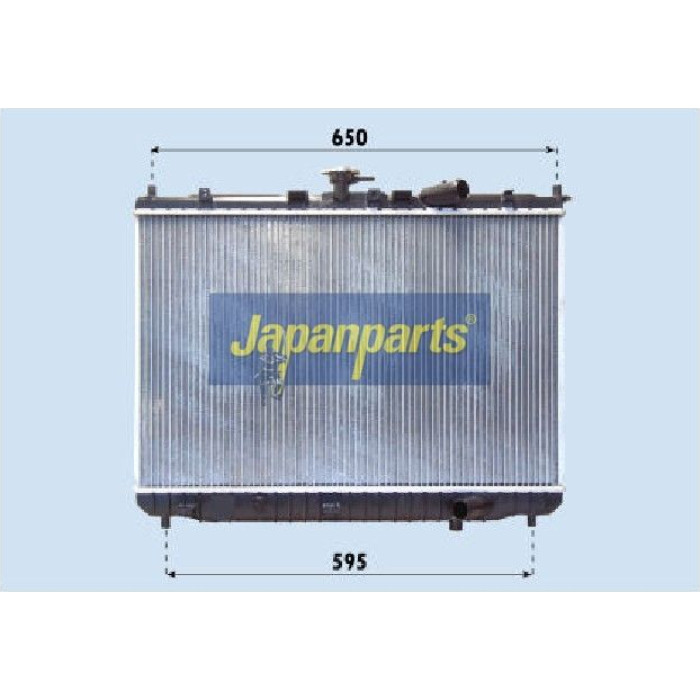 Japanparts Motorkühler RDA333025 Japanparts Motorkühler RDA333025
