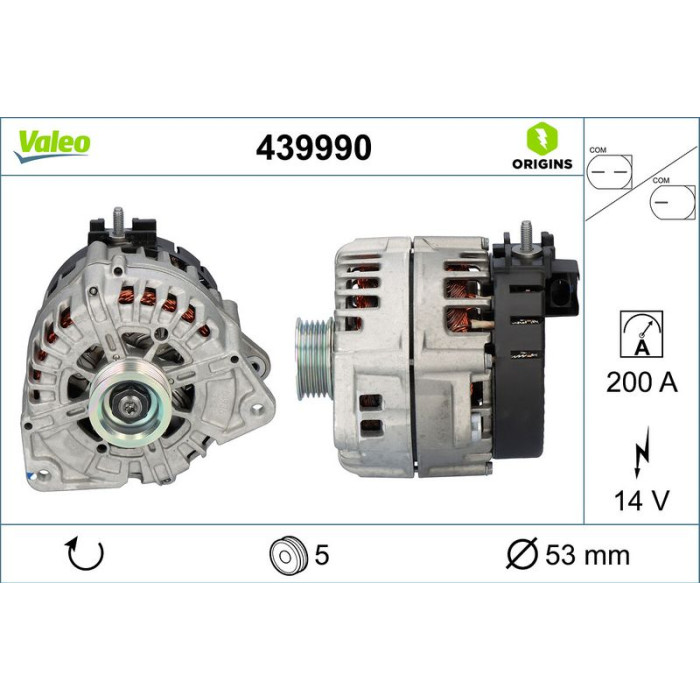 Valeo Lichtmaschine 439990 Valeo Lichtmaschine 439990
