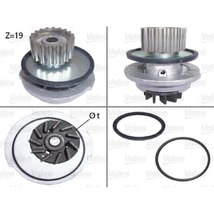 Valeo Wasserpumpe / Kühlmittelpumpe 506648 Valeo Wasserpumpe / Kühlmittelpumpe 506648