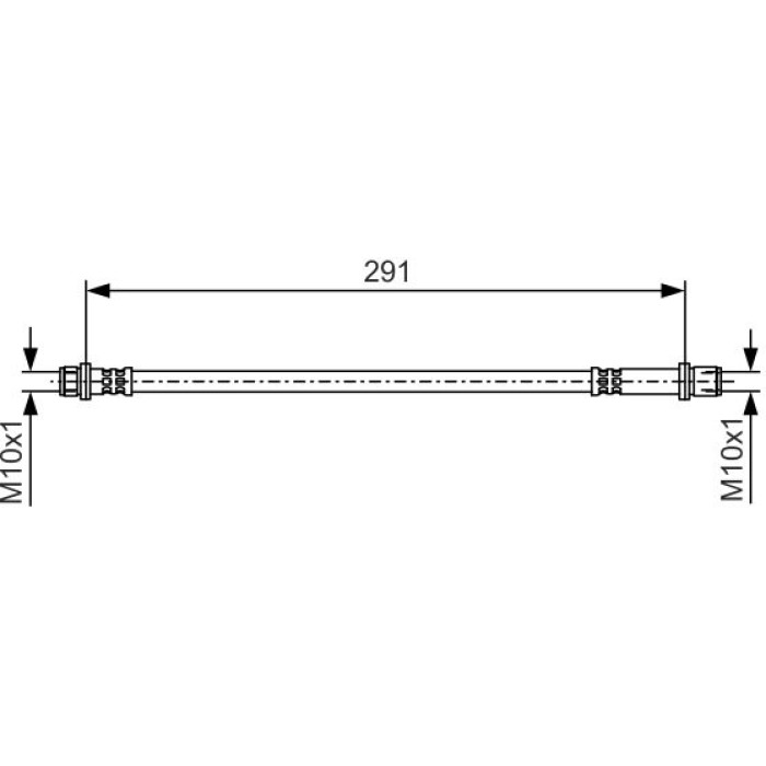 Bosch Bremsschlauch 1 987 481 A24