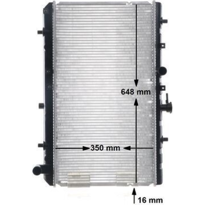 MAHLE Kühler, Motorkühlung CR 1302 000S MAHLE Kühler, Motorkühlung CR 1302 000S