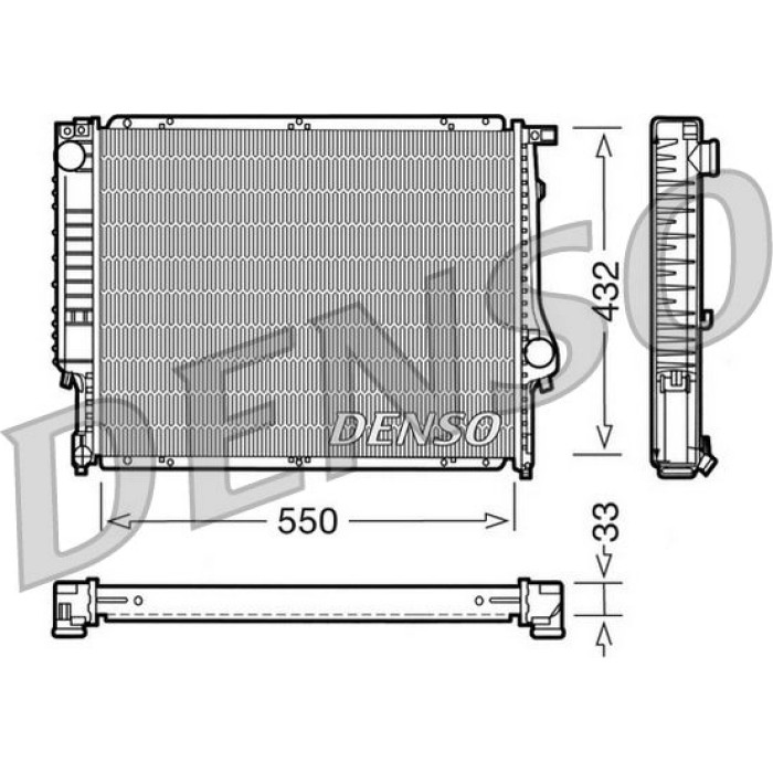 Denso Motorkühler DRM05023 Denso Motorkühler DRM05023