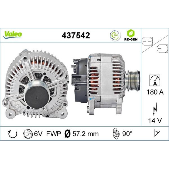 Valeo Lichtmaschine 437542 Valeo Lichtmaschine 437542