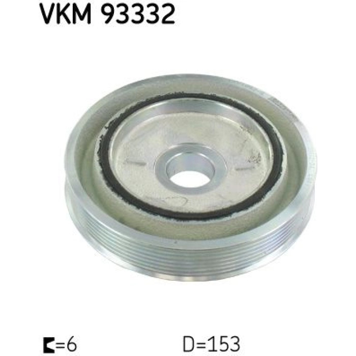 SKF Kurbelwellenriemenscheibe VKM 93332