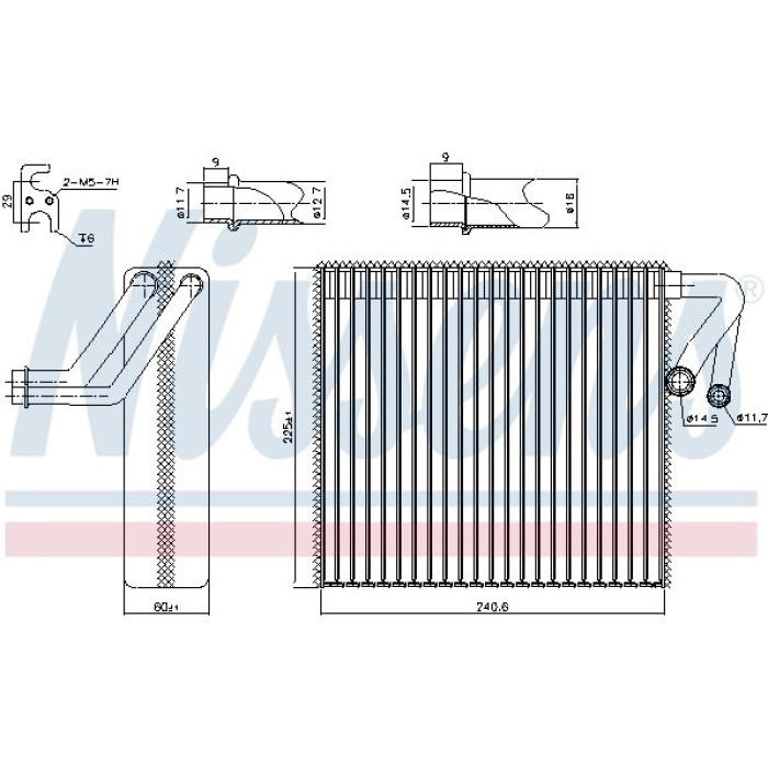Nissens Klimaverdampfer PKW 92348 Nissens Klimaverdampfer PKW 92348