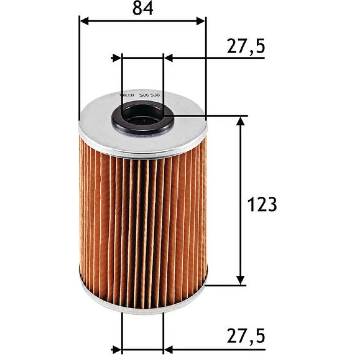 Valeo Ölfilter 586538 Valeo Ölfilter 586538