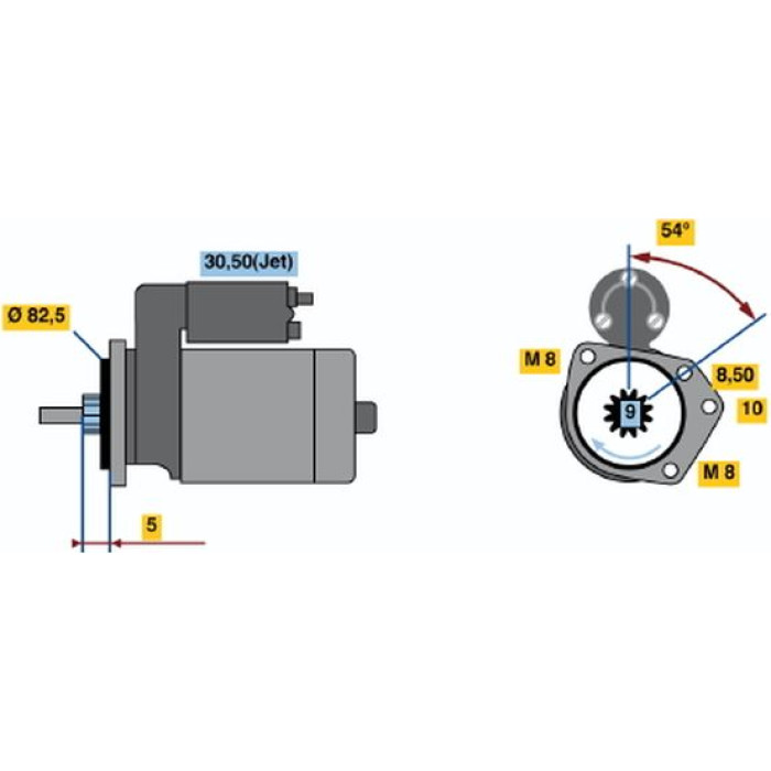 Bosch Starter 0 986 016 790 Bosch Starter 0 986 016 790