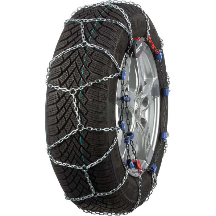 pewag servo RS 68 Schneeketten für PKW – 3,2 mm Gliedstärke, 11,5 mm Kettenauftrag, automatische Nachspannung & Felgenschutz 4044012