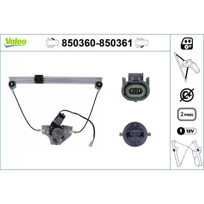850361 VALEO 850361 Fensterheber 850361 VALEO 850361 Fensterheber